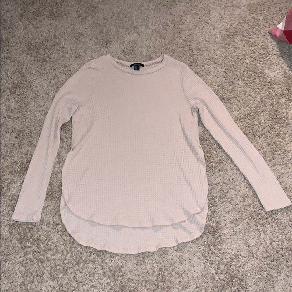 high low light tan/pink top from forever 21